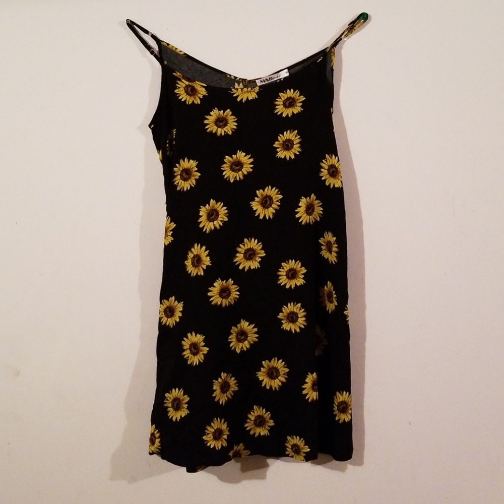 Sun flower mini dress